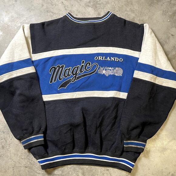 Vintage 1990s Logo 7 Orlando Magic NBA XL Sweatshirt - Picture 1 of 4